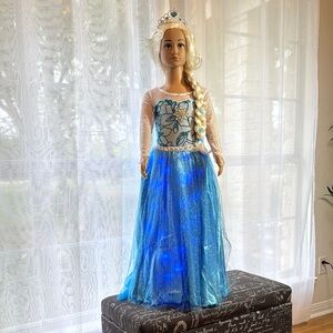 Blue and White Princess Costume